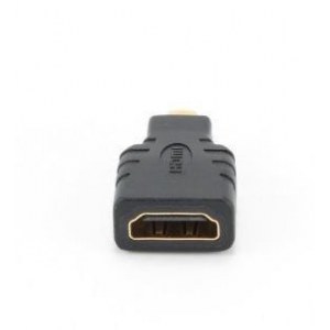 Gembird HDMI adapter | 19 pin HDMI Type A | Female | 19 pin micro HDMI Type D | Male